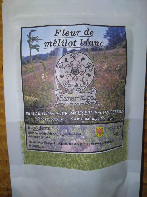 FLEUR DE MÉLILOT BLANC